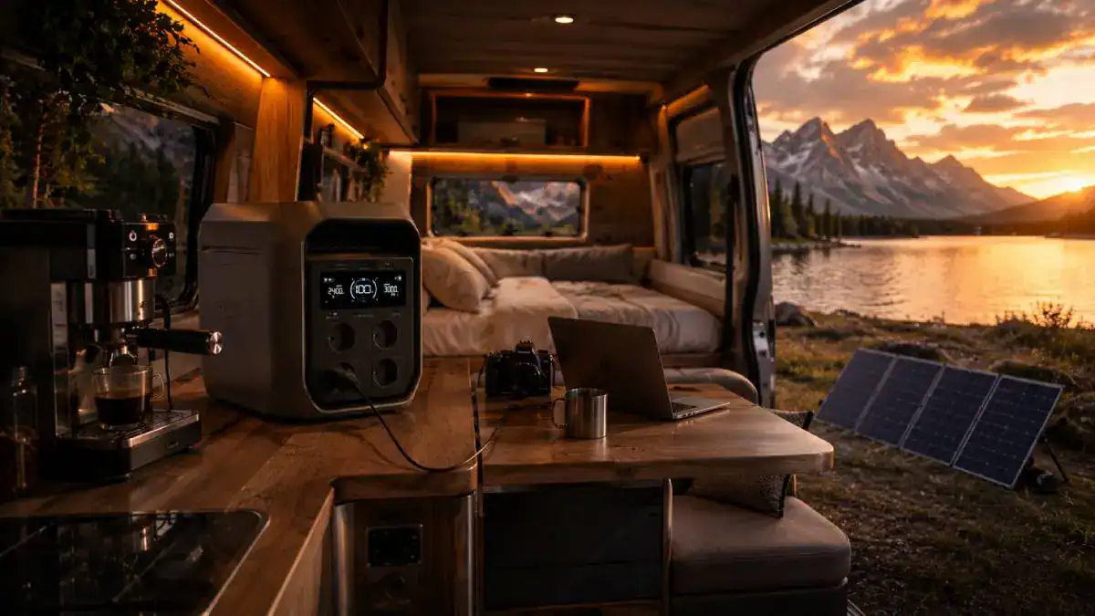 EcoFlow DELTA 3 Max pour camping-car van et autonomie ext&eacute;rieure