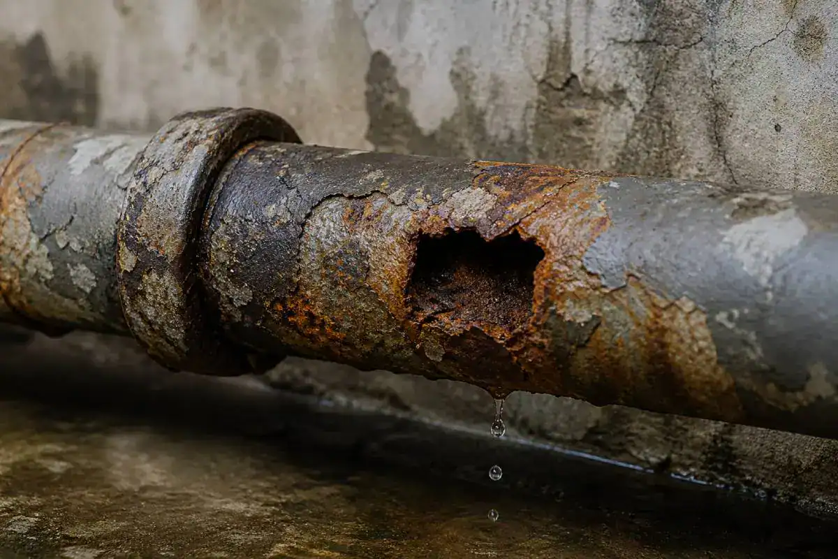 Canalisations anciennes corrosion eau