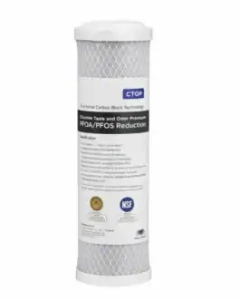 Filtre à eau diproclean avec technologie de charbon actif pour éliminer le chlore, les odeurs et améliorer la qualité de l'eau potable. Idéal pour les systèmes de filtration domestiques et professionn.