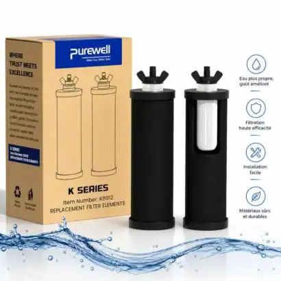Filtre Purewell PB charbon fibres creuses de 0,01&mu;m pour syst&egrave;mes de filtration par gravit&eacute;. Id&eacute;al pour am&eacute;liorer la qualit&eacute; de l'eau, &eacute;liminer les impuret&eacute;s et prolonger la dur&eacute;e de vie de votre inst.