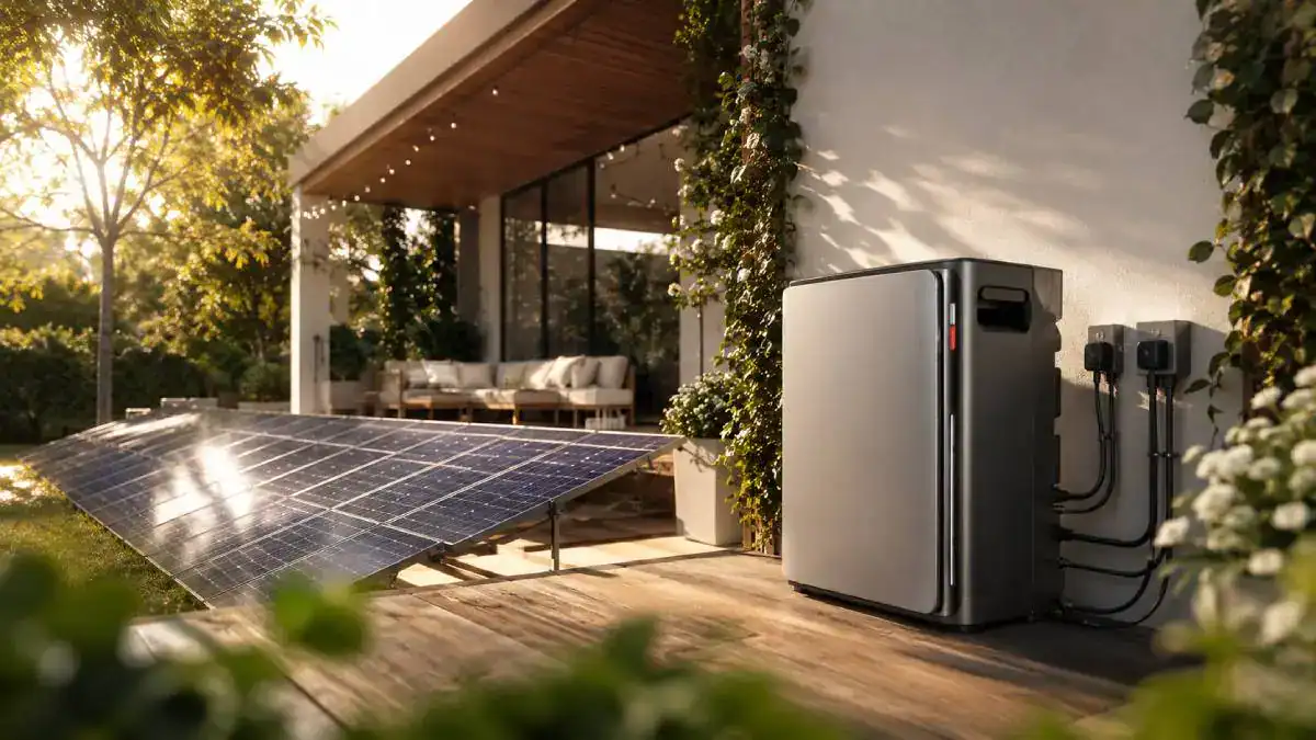 EcoFlow STREAM Ultra X installée avec panneaux solaires sur balcon