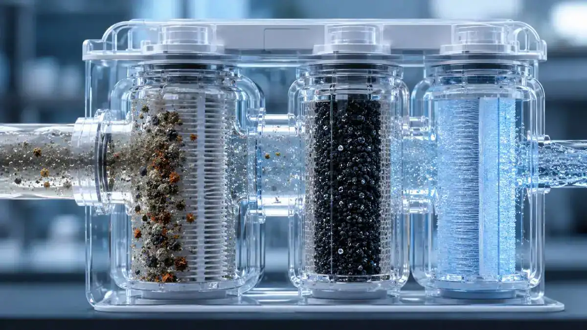 &Eacute;tapes de filtration nanofiltration