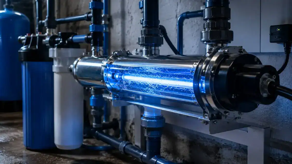 St&eacute;rilisation UV pour eau de puits