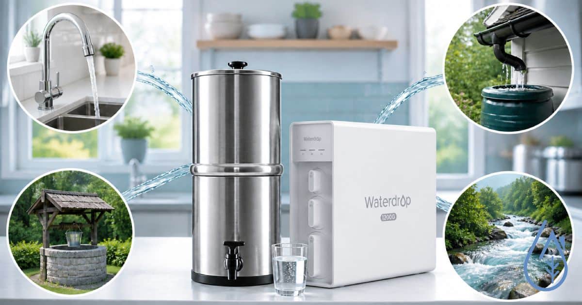 Peut-on filtrer n&rsquo;importe quelle eau avec un filtre &agrave; gravit&eacute; ou un osmoseur Waterdrop