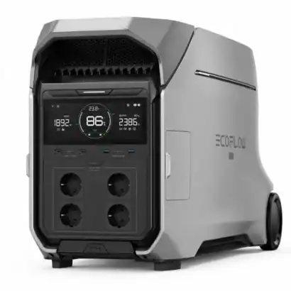 Station &eacute;lectrique portable EcoFlow DELTA Pro 2048 Wh, puissance 4000 W, id&eacute;ale pour l'autonomie et la mobilit&eacute; lors de vos activit&eacute;s ext&eacute;rieures ou en cas de coupure de courant.
