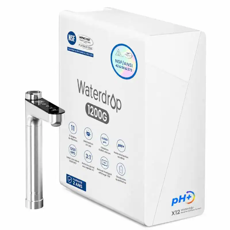 Osmoseur Waterdrop X12 1200 GPD avec minéralisation