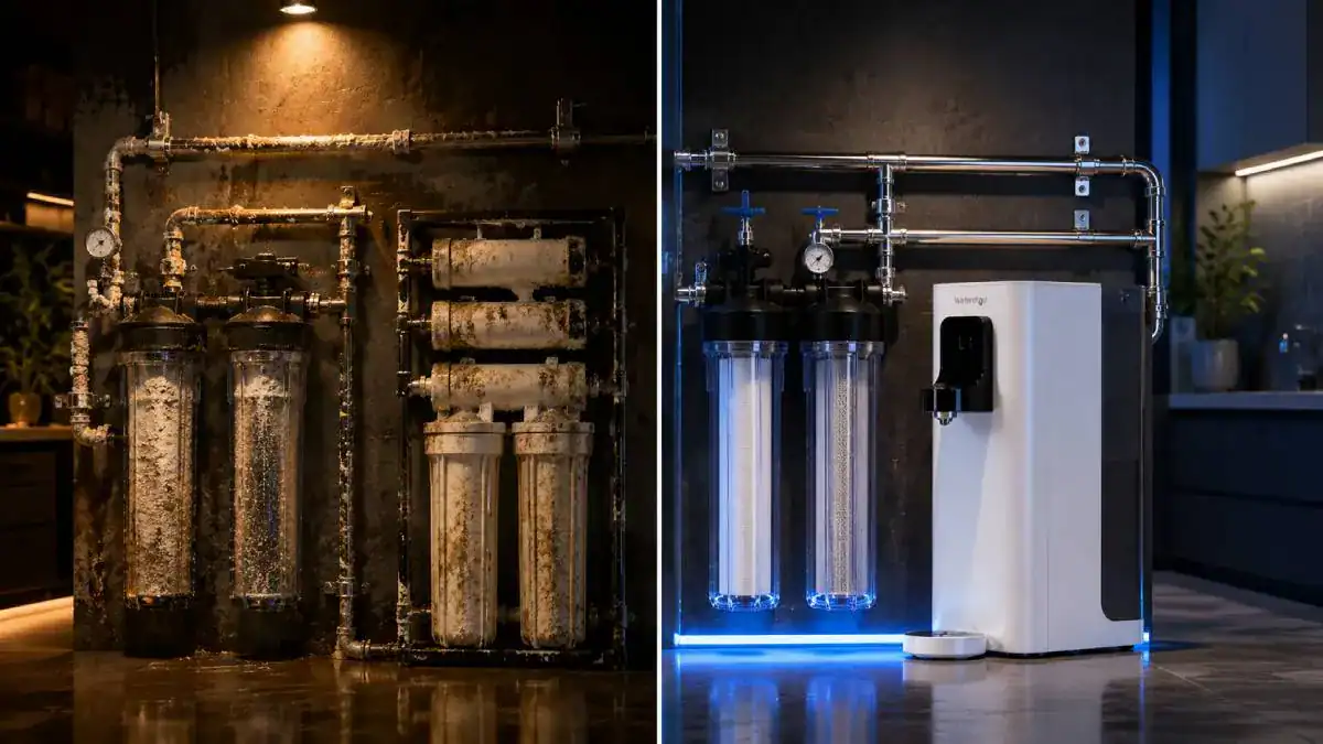 Pr&eacute;filtration eau dure