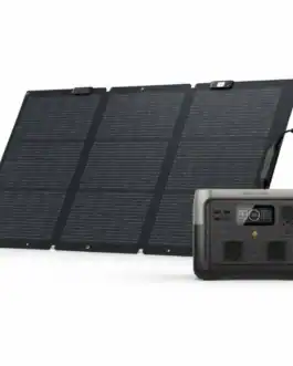 Panneau solaire portable EcoFlow DELTA 3 Max pour recharge d'&eacute;nergie solaire mobile et &eacute;cologique. Id&eacute;al pour camping, outdoor, et situations d'urgence.