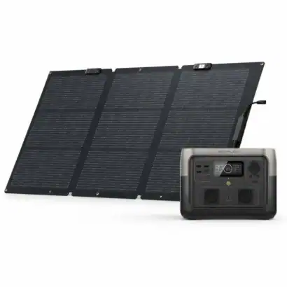 Panneau solaire portable EcoFlow DELTA 3 Max pour recharge d'&eacute;nergie solaire mobile et &eacute;cologique. Id&eacute;al pour camping, outdoor, et situations d'urgence.