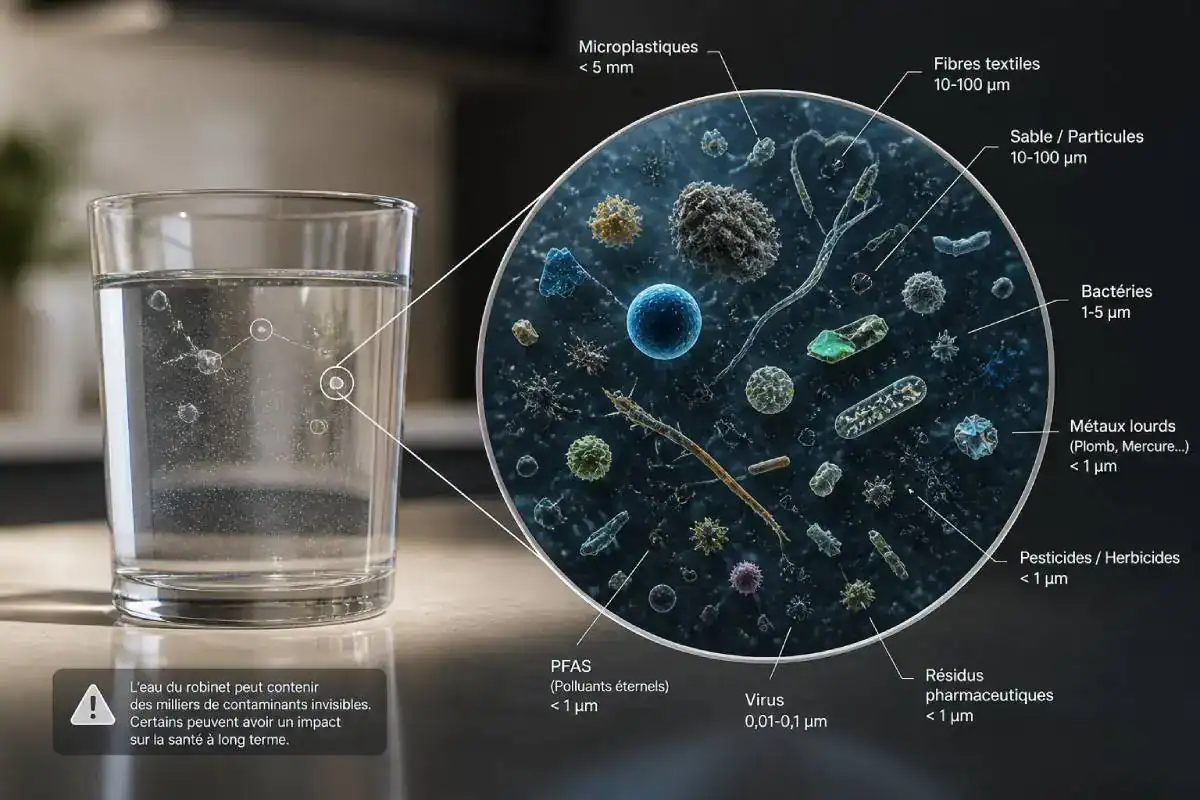 Visualisation des polluants dans l&rsquo;eau