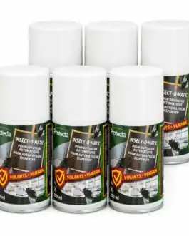 Aerosol insecticide Insecto-matic pour éliminer efficacement les insectes volants, idéal pour une utilisation dans les espaces professionnels et domestiques, garantissant un environnement sans nuisibl.
