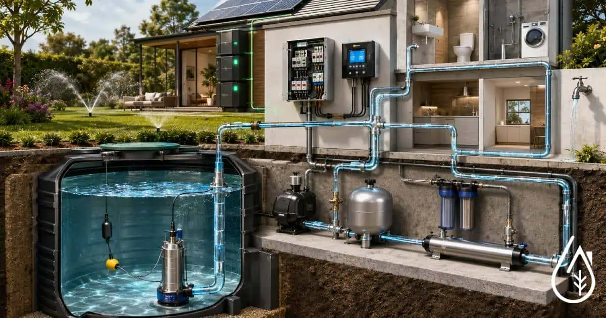 Automatisation d'une pompe &agrave; eau pour maison et jardin