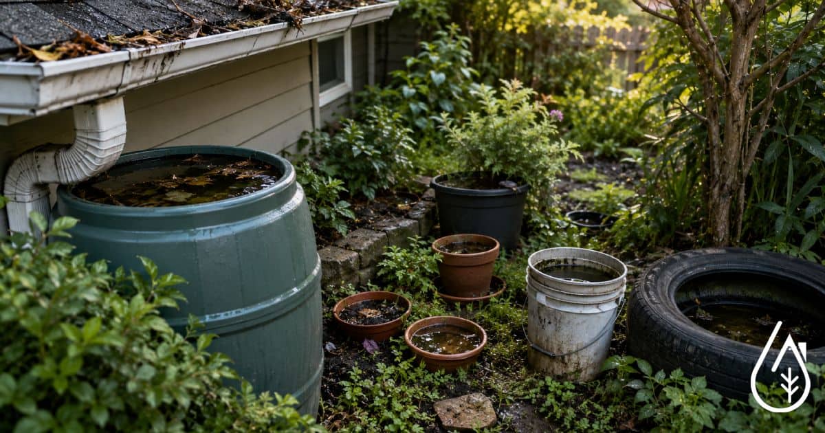 Erreurs qui favorisent les moustiques autour de la maison