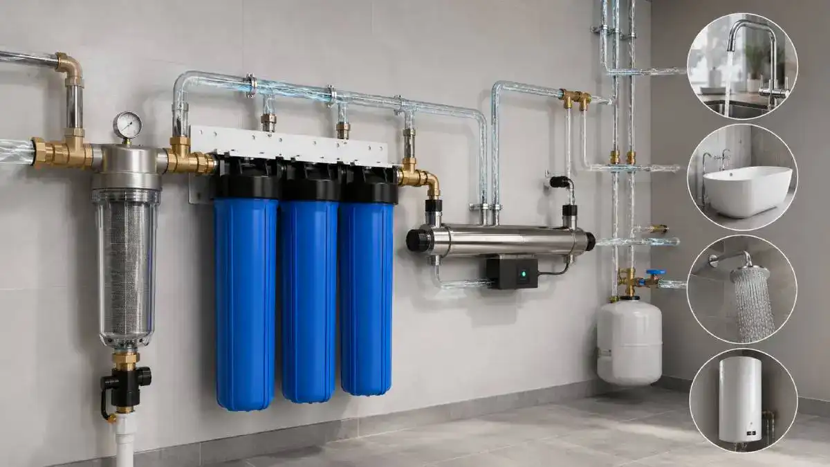 Filtration générale de l'eau pour toute la maison