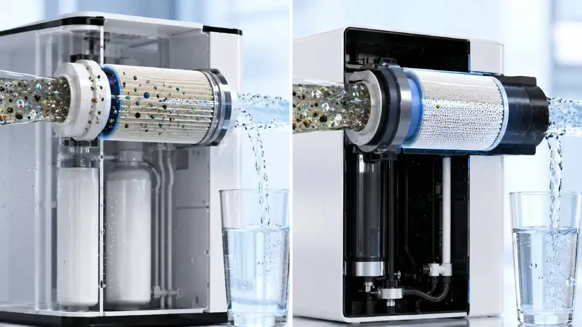 Principe de filtration par osmose inverse des Waterdrop K19 et Langwater TheWell 2