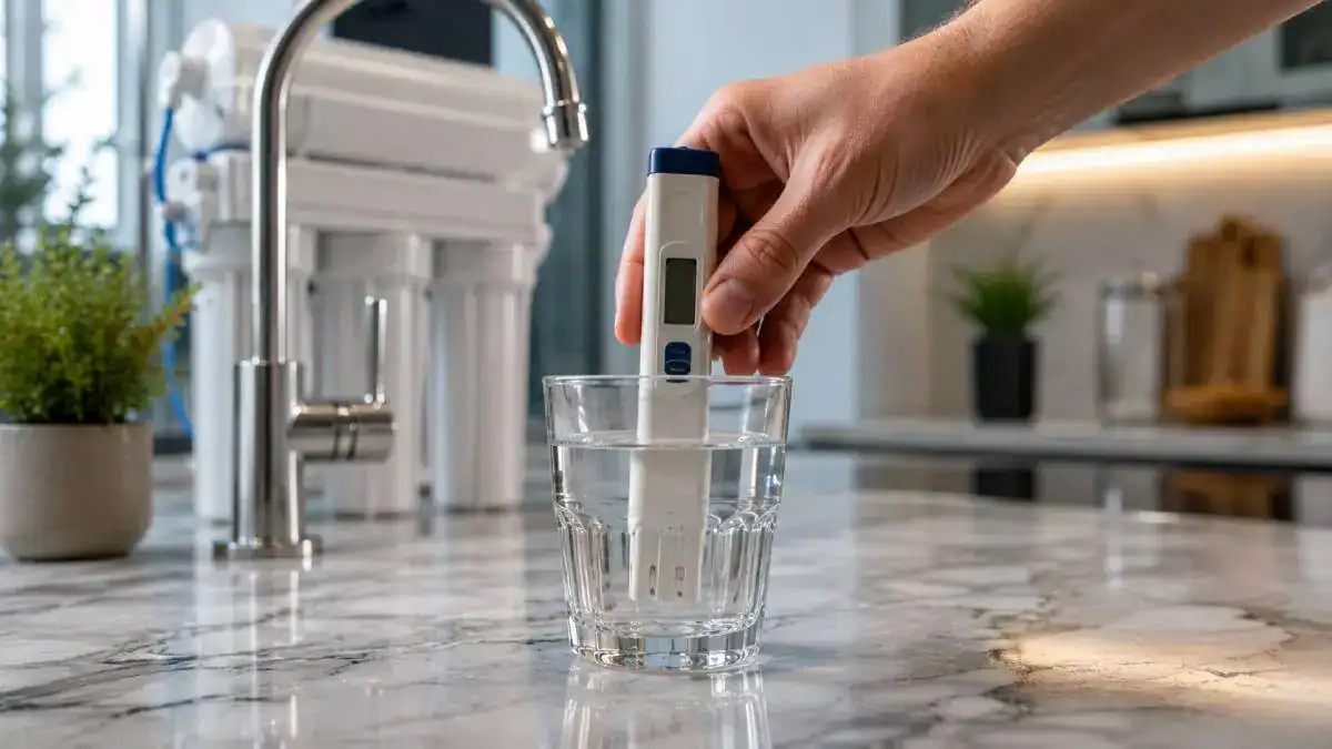 Comment mesurer le TDS d'un osmoseur domestique