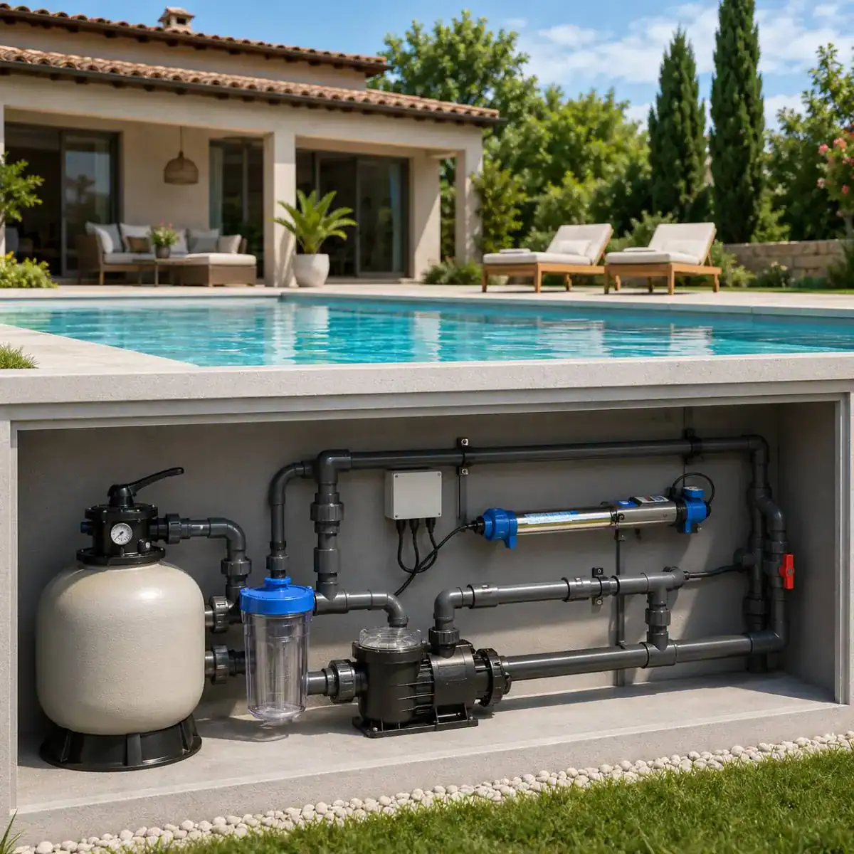 Stérilisateur UV piscine