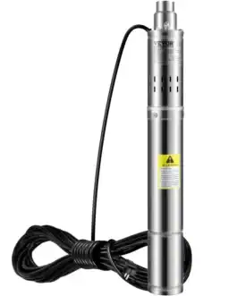 Pompe &agrave; eau immerg&eacute;e pour puits 210 L/H &agrave; 108 m&egrave;tres.