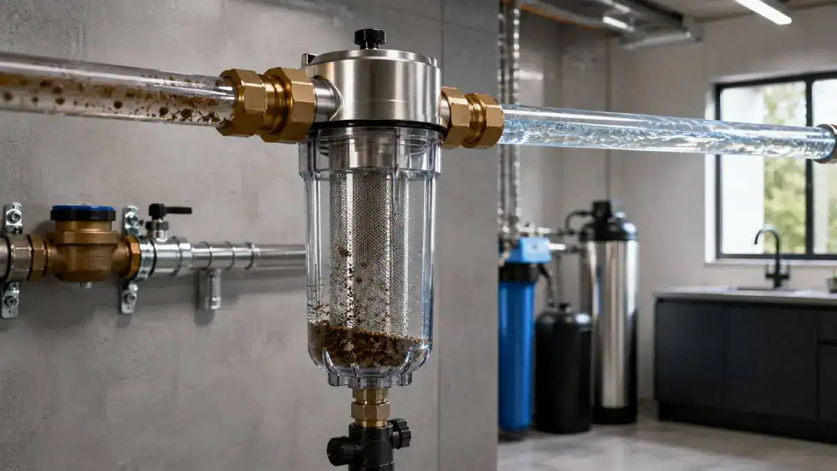 Préfiltre autonettoyant pour eau de maison
