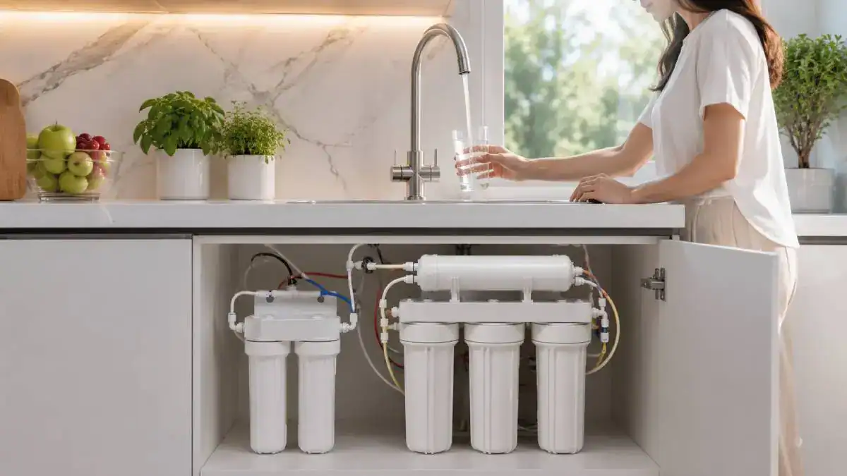 Filtration eau de boisson sous évier