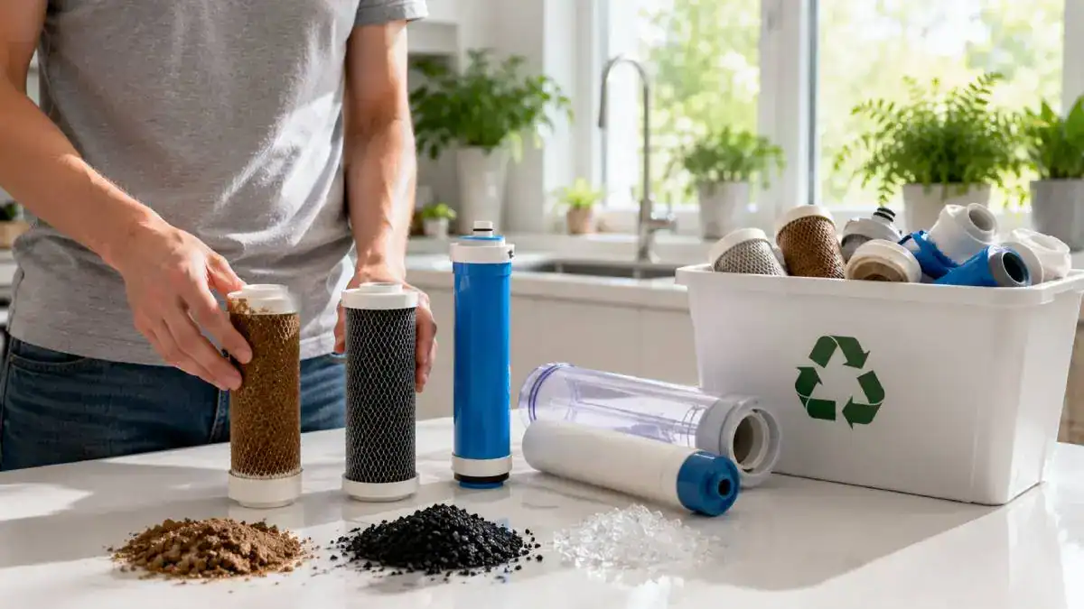 Que faire des filtres &agrave; eau usag&eacute;s et comment recycler les cartouches filtrantes