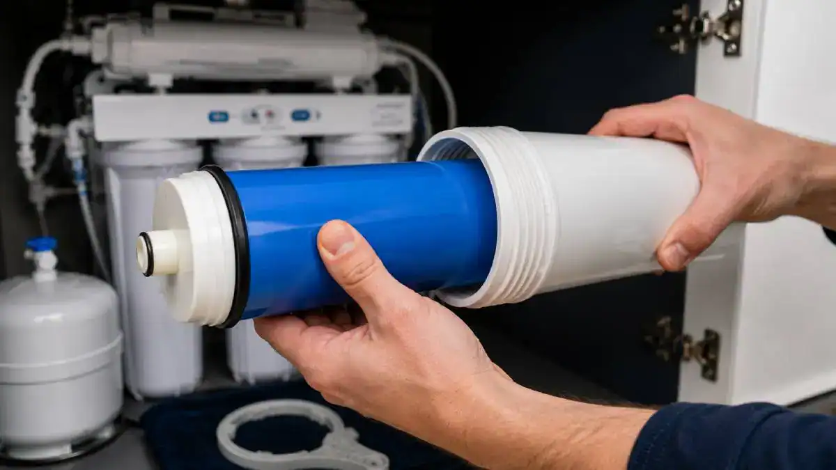 Sens d&rsquo;insertion d&rsquo;une membrane d&rsquo;osmose inverse
