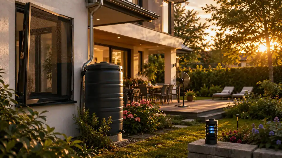Solutions efficaces contre les moustiques sur une terrasse