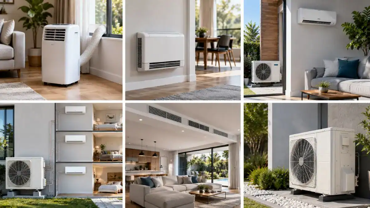 Comparaison des diff&eacute;rents types de climatisation maison