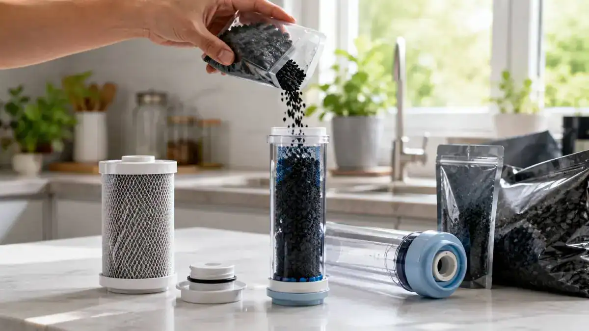 Recyclage des cartouches filtrantes et du charbon actif