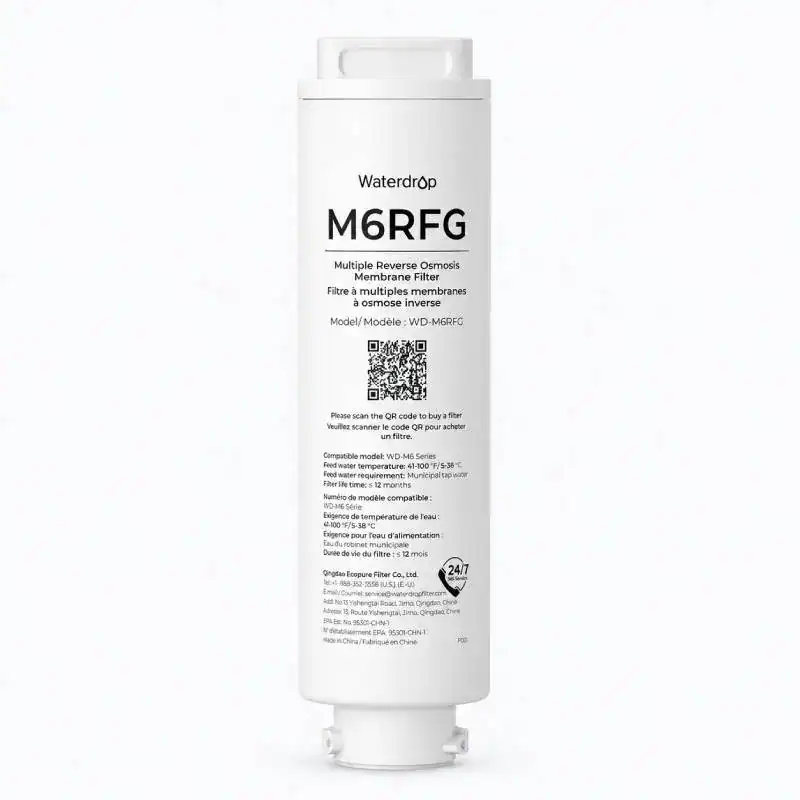 Cartouche de remplacement Waterdrop M6RFG compatible avec le M6HG