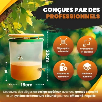 Instructions pour utiliser les pi&egrave;ges &agrave; gu&ecirc;pes.
