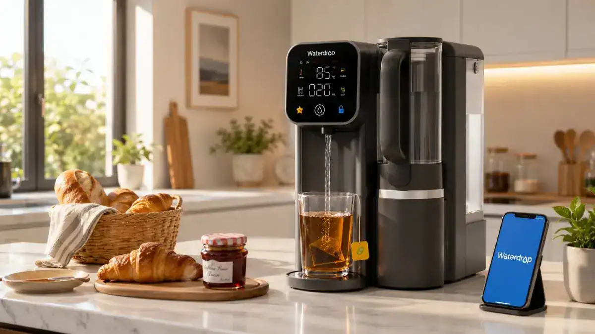 Waterdrop M6HG utilis&eacute; dans une cuisine moderne