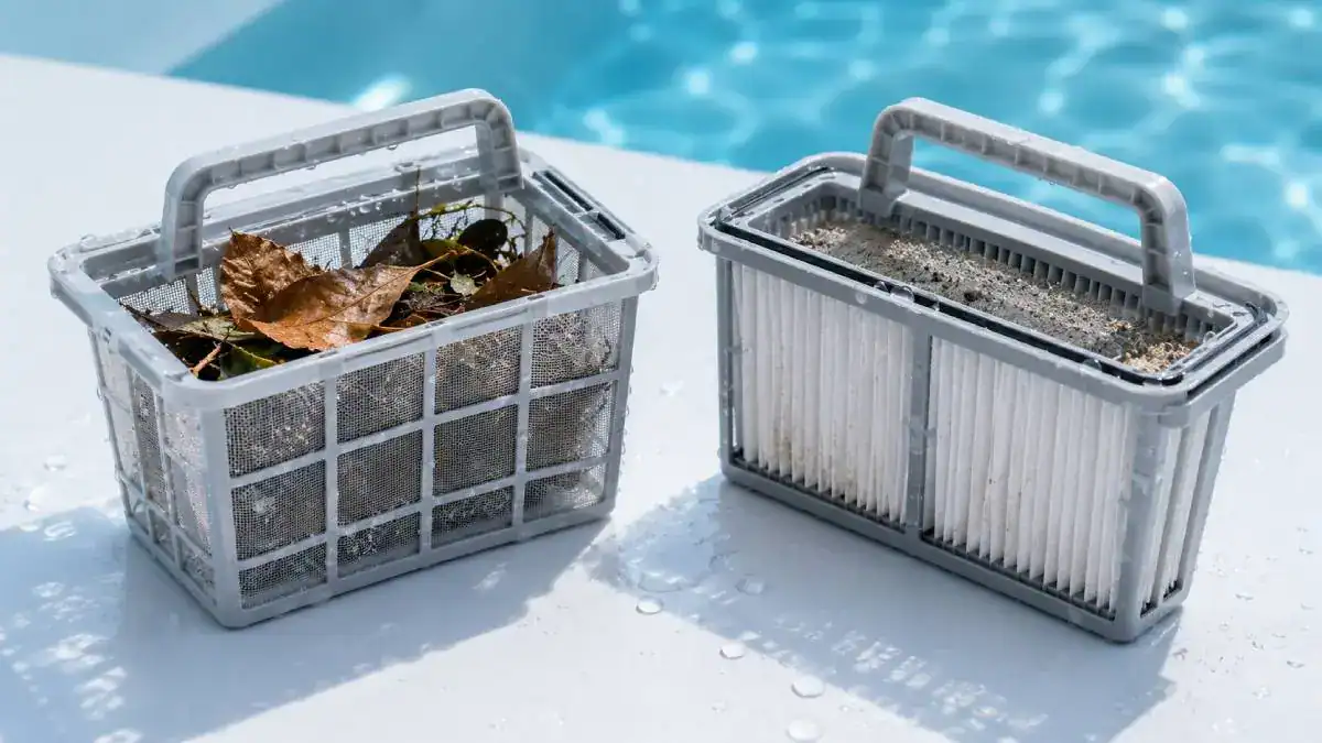 Paniers de filtration standard et ultrafine pour robot de piscine