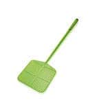 Spatule de nettoyage verte Diproclean, lame en plastique, manche long et ergonomique, idéale pour balayer poussières et débris sur les surfaces.