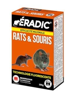 Boîte de produit Diproclean pour l’élimination des rats et souris - technologie fluorescente.