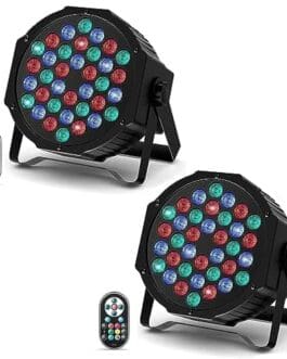 Projecteur LED multi-couleurs avec télécommande pour ambiance et éclairage d’appoint - Diproclean Boutique.