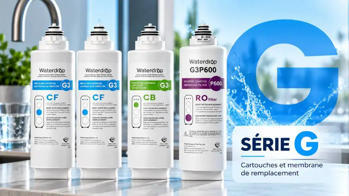 Cartouches et membranes de remplacement Waterdrop série G
